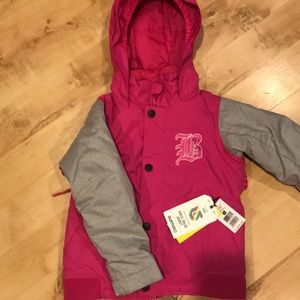 NWT Burton Dulce jacket coat girls size XS 5/6